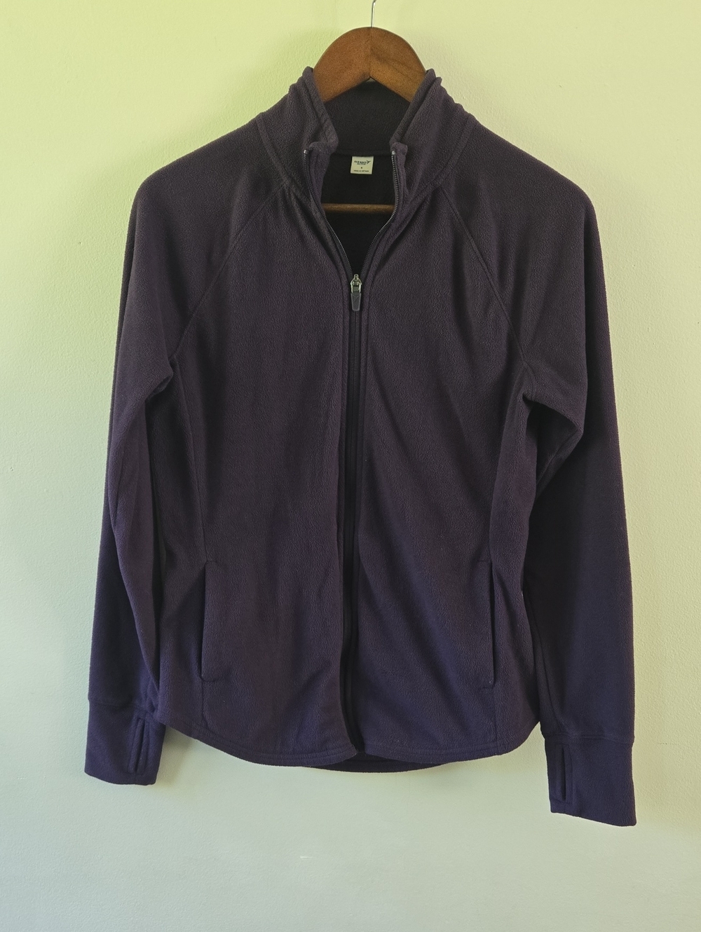 Women's Old Navy Purple Full-Zip Fleece Size Small